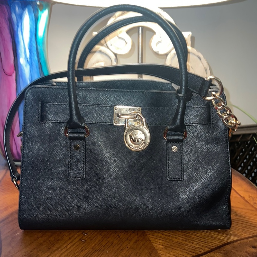 Michael Kors Hamilton EW Leather Satchel